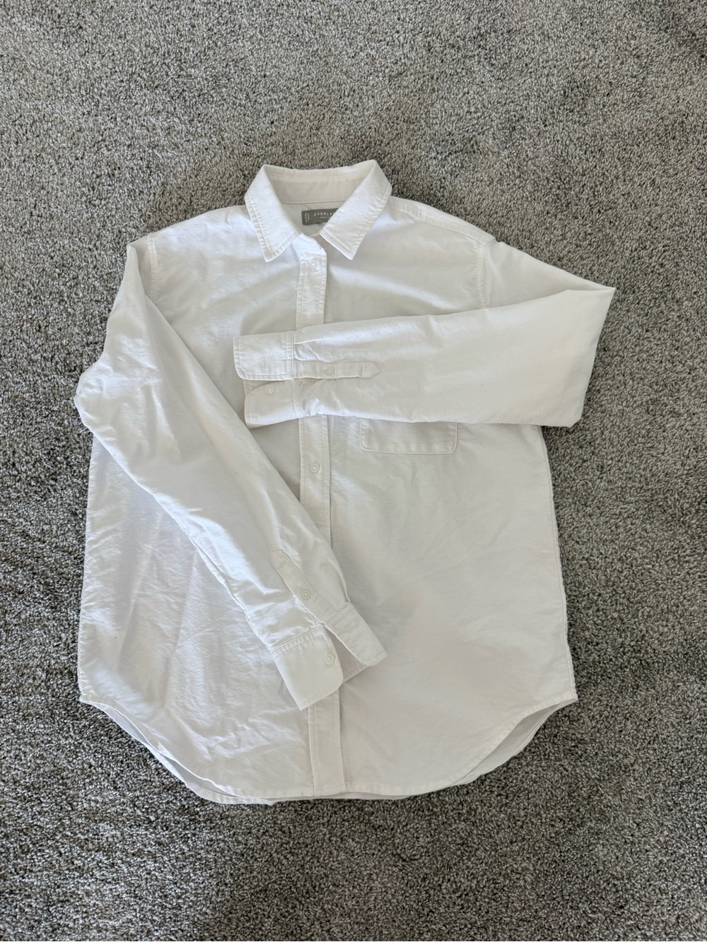 Everlane White Button-Up Shirt